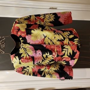 Floral Joseph Ribkoff crop jacket